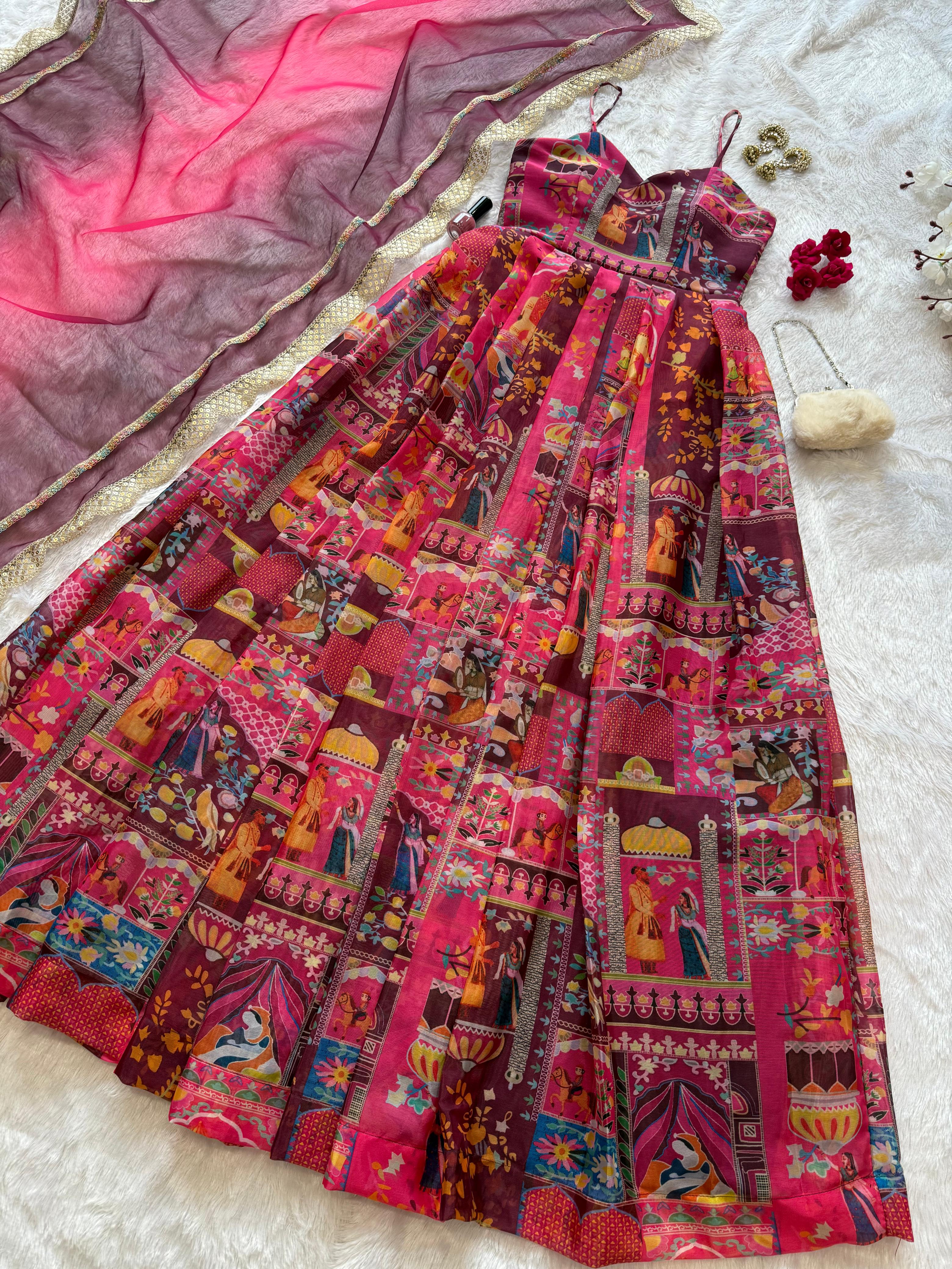 Maverick Fusion Anarkali Gown